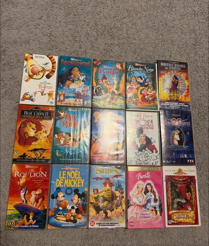 Lot cassette vhs Disney, CD & DVD, VHS | Enfants & Jeunesse, Utilisé, Enlèvement