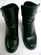Bottes cuir noir pointure 36, Enlèvement ou Envoi, Comme neuf, Boots et Botinnes, Noir