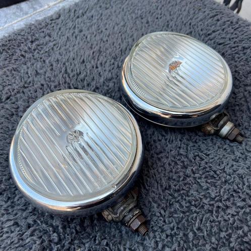 VW glas Zeldzame originele mistlampset chroom Kever Kever, Auto diversen, Auto-accessoires, Gebruikt, Ophalen of Verzenden