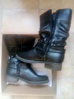 Laarzen zwart, meisjes, maat 37, Bottes, Enlèvement ou Envoi, Utilisé, Fille