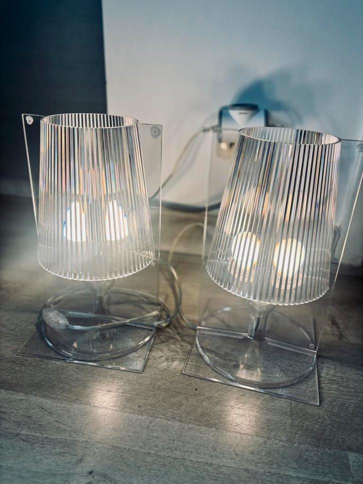 Paire lampes de table - Take-Kartell - Ferruccio Laviani, Maison & Meubles, Lampes | Lampadaires, Comme neuf, Moins de 100 cm