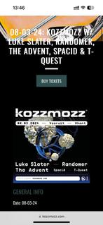 1 ticket Kozzmozz Vooruit Gent 8/03/2024