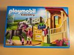 Playmobil cheval et étable “Ebony”, Enlèvement, Comme neuf, Ensemble complet