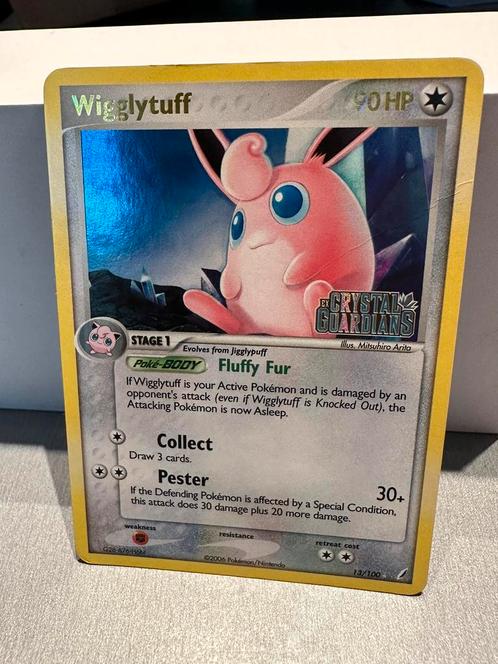 Pokémon Wigglytuff 13/100 Ex Crystal Guardians Stamped Holo, Hobby & Loisirs créatifs, Jeux de cartes à collectionner | Pokémon