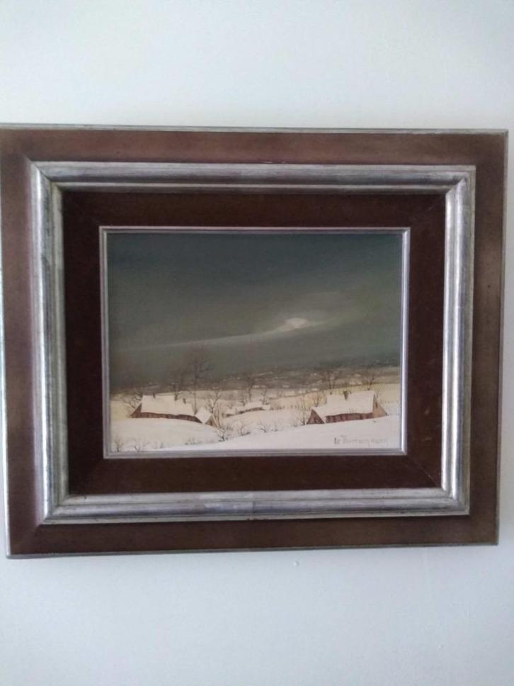 schilderij Arnold VANTIEGHEM 1937, Antiek en Kunst, Kunst | Schilderijen | Klassiek, Ophalen of Verzenden