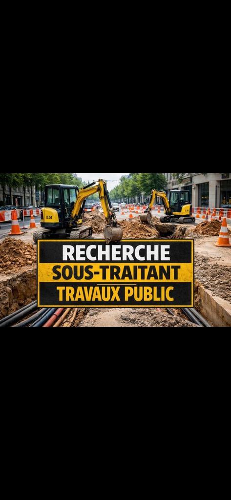 Recherche Sous-traitant travaux publics, Offres d'emploi, Emplois | Bâtiment