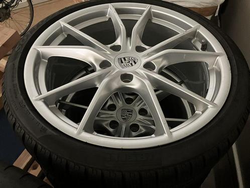 Porsche 911 Turbo velgen met Banden 305/30 ZR19 Pirelli, Auto-onderdelen, Banden en Velgen, Banden en Velgen, Zomerbanden, 19 inch