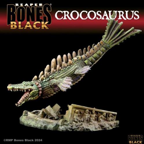 Reaper Miniautres Crocosaurus (Crocodile-Dragon)  44191, Hobby en Vrije tijd, Wargaming, Nieuw, Overige soorten, Figuurtje(s)
