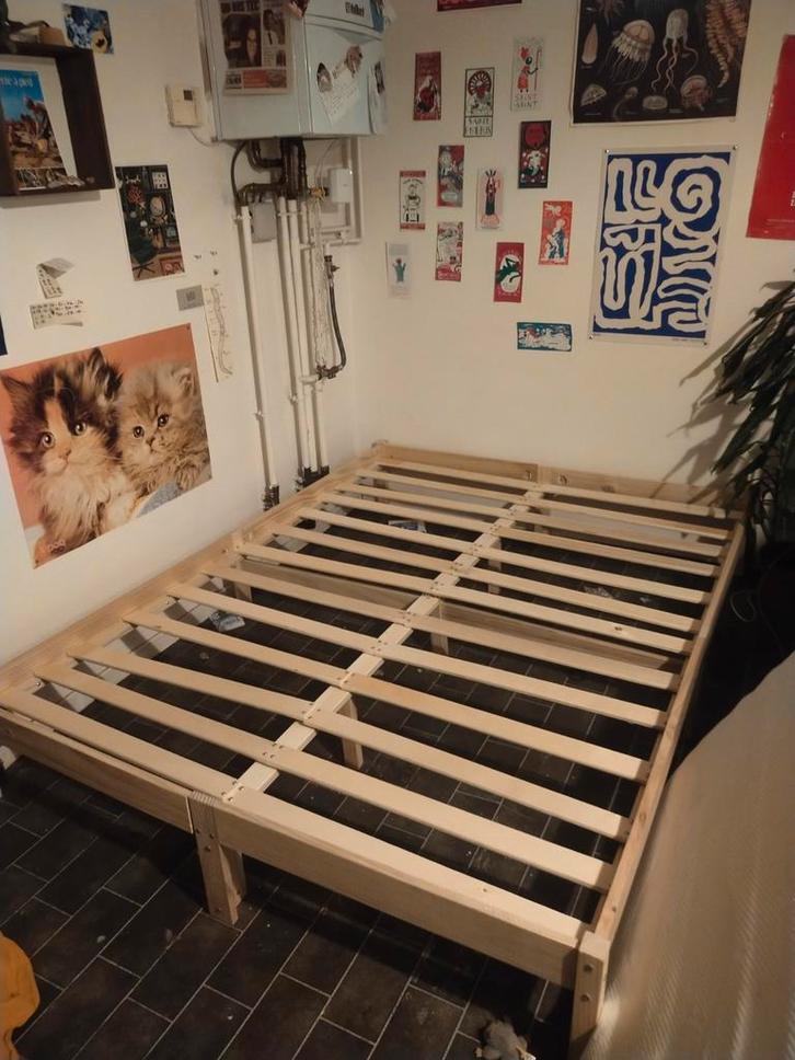 Matelas et sommier (140x200), Maison & Meubles, Chambre à coucher | Lits, Enlèvement ou Envoi