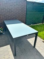 Tuintafel goede staat te koop 200cm op 90cm, Tuin en Terras, Tuintafels, Ophalen, Zo goed als nieuw, Aluminium