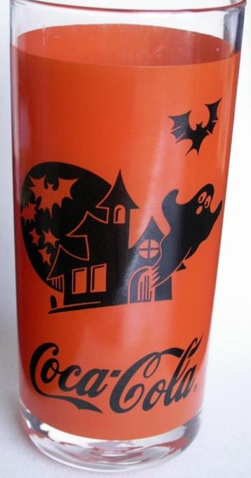 Verre Coca-Cola HALLOWEEN orange de France Coca-Cola disponible aux enchères