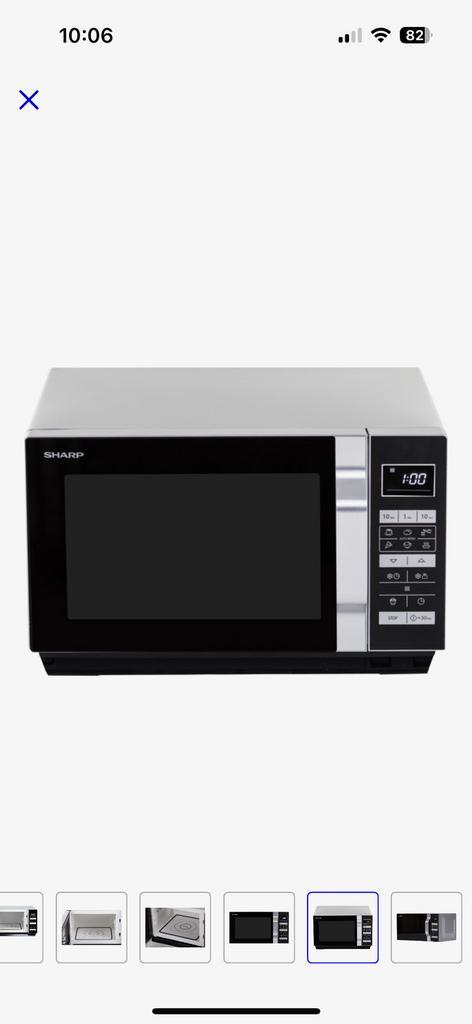 Sharp - bijna nieuw microgolven, Elektronische apparatuur, Microgolfovens, Zo goed als nieuw, Draaiplateau, Ophalen