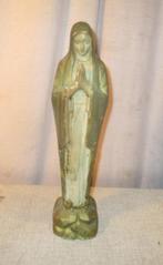 Belle statue ancienne en poterie de la Vierge Marie - 33 cm, Antiquités & Art, Enlèvement ou Envoi