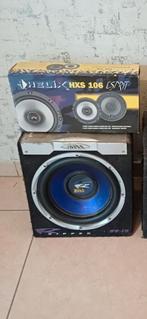 Enceintes Helix (neuves) + caisson Boss (utilisé), Auto diversen, Autospeakers, Ophalen, Zo goed als nieuw