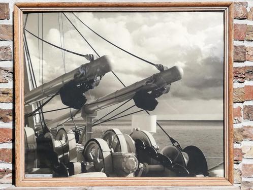 Belle & grande photo - un navire d'Anvers - CMB? - 50s/60s, Antiquités & Art, Curiosités & Brocante, Enlèvement