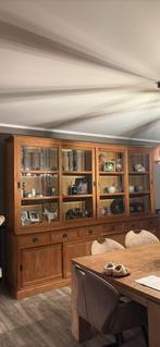 Kast teak kleur, Huis en Inrichting, Kasten | Kleerkasten, Ophalen, 200 cm of meer, Teakhout, 200 cm of meer