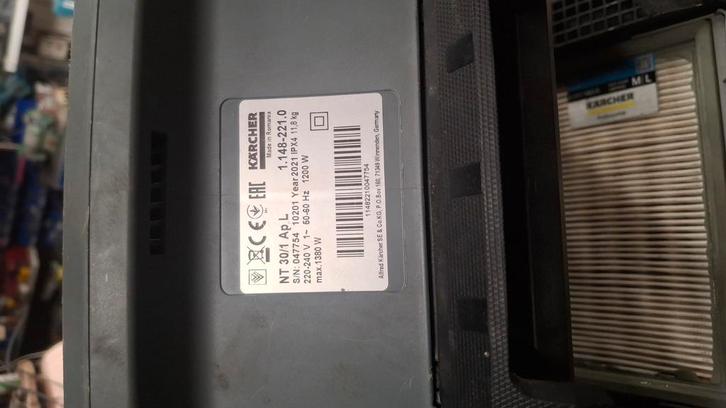 karcher prof dry and wet stofzuiger, Elektronische apparatuur, Stofzuigers, Gebruikt, Stofzuiger, Ophalen