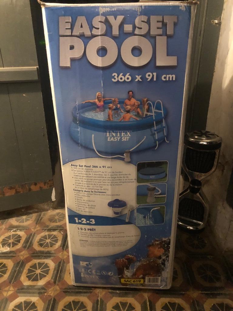 Piscine, Jardin & Terrasse, Piscines, Utilisé, Piscines hors sol, 80 à 120 cm, 200 à 400 cm, Rond, Enlèvement