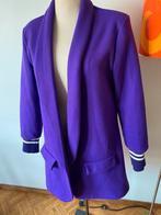 Paars middellang manteltje, Made in Italy, Ophalen of Verzenden, Maat 38/40 (M), Paars