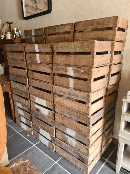 Anciennes boîtes à fruits en bois, boîtes à pommes, boîte à, Maison & Meubles, Accessoires pour la Maison | Coffres, Comme neuf