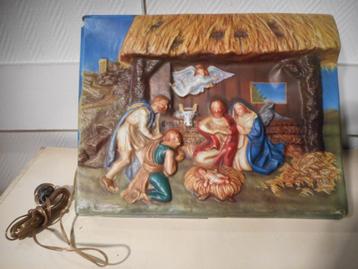 oud kerst tafereel bijna 100 jaar oud! beschikbaar voor biedingen