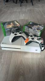 Xbox one console met 12 spelletjes en 2 controllers, Games en Spelcomputers, Ophalen, Xbox One, Met 2 controllers, 500 GB