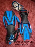 Palme/lunette/tuba. Pointure 32-36 nouveau, Enlèvement, Neuf, Palmes de natation ou de plongée