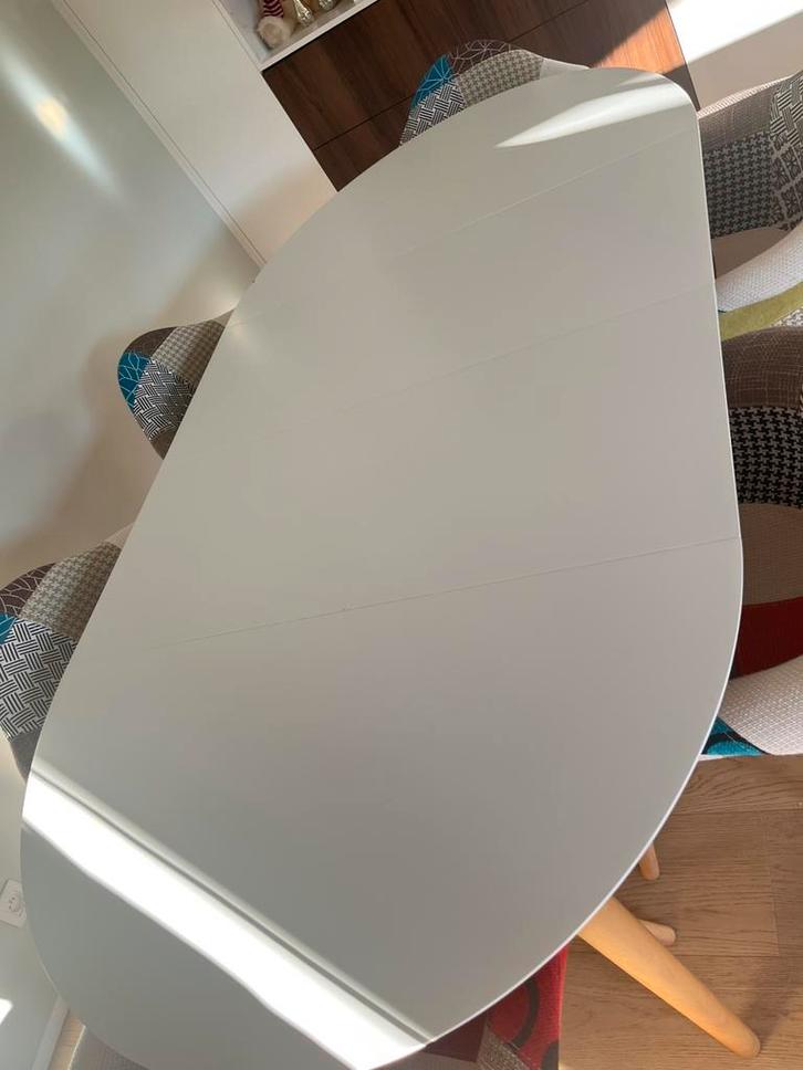 Uittrekbare tafel, Huis en Inrichting, Tafels | Eettafels, Zo goed als nieuw, 100 tot 150 cm, 150 tot 200 cm, Vijf personen of meer