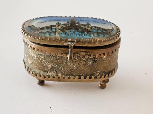 antiek sieradendoosje Chateau d´eau 1900, Antiek en Kunst, Antiek | Porselein, Ophalen of Verzenden