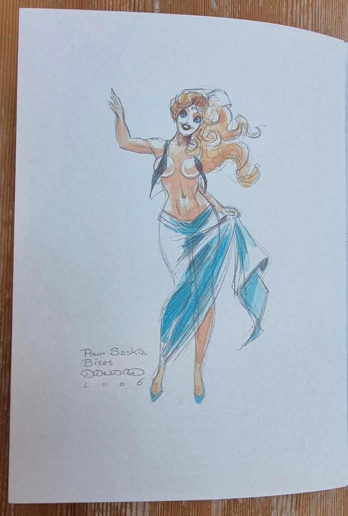 Marlysa 3 + opdrachttekening Danard 1e druk 2001 dédicace, Boeken, Stripverhalen, Zo goed als nieuw, Eén stripboek, Ophalen of Verzenden