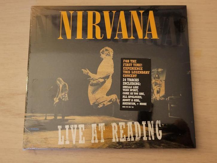 Nouveau cd et DVD Live at Reading Nirvana sous blister, Cd's en Dvd's, Dvd's | Muziek en Concerten, Nieuw in verpakking, Muziek en Concerten