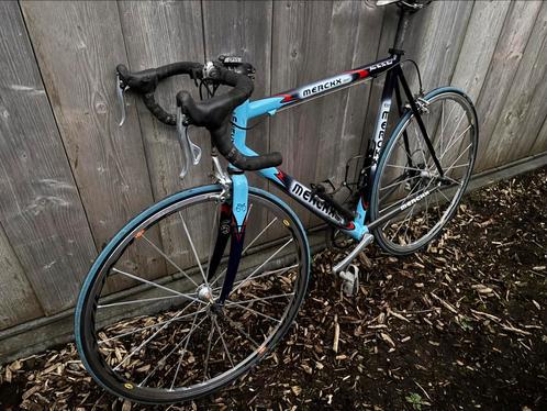 Racefiets Eddy Merckx Alu/ Carbon 53>57, Fietsen en Brommers, Fietsen | Racefietsen, Zo goed als nieuw, Carbon, Ophalen