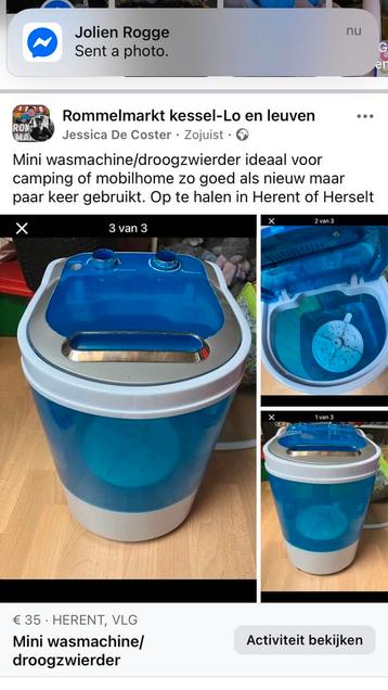 Mini wasmachine, Enlèvement, Comme neuf