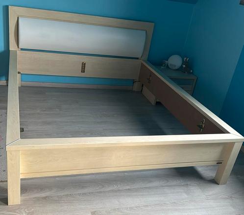 2-persoons bedkader van Musterring (160x200cm), Huis en Inrichting, Slaapkamer | Bedden, Gebruikt, Tweepersoons, 160 cm, 200 cm