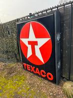 Boîte à lumière publicitaire pour station-service TEXACO, Collections, Enlèvement, Utilisé, Table lumineuse ou lampe (néon)