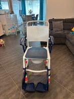 Chaise percées / chaise de douche à roulettes, Ophalen, Zo goed als nieuw