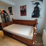 Banquette Indonésienne en bois massif, Maison & Meubles, Canapés | Sofas & Chaises Longues, Enlèvement, Bois