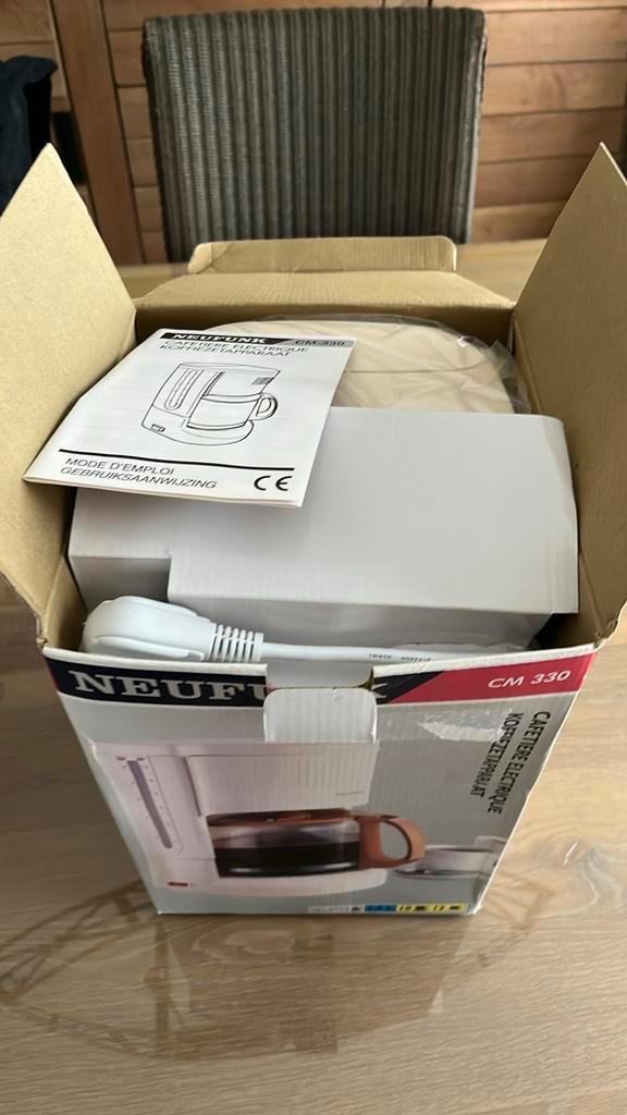 Koffiezetapparaat merk Neufunk nieuw, Elektronische apparatuur, Koffiezetapparaten, Nieuw, Gemalen koffie, Overige modellen, 10 kopjes of meer