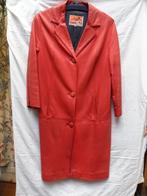 Vintage rode leren jas '60, Ophalen, Maat 42/44 (L), Gedragen, Cab
