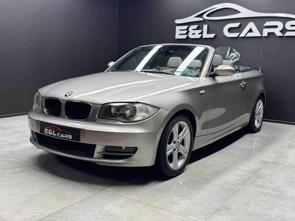 BMW 1 Serie 120 120i cabriolet *12 mois de garantie*, Autos, Cuir, Argent ou Gris, Achat, Entreprise