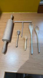 Set van verschillende houten keukengerei, Huis en Inrichting, Keuken | Keukenbenodigdheden, Ophalen of Verzenden, Hout