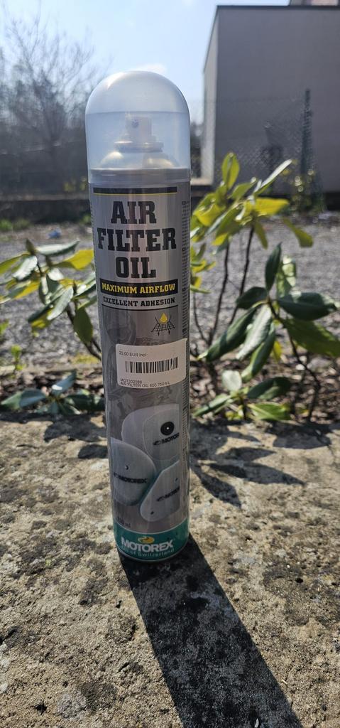 Huile filtre a air, Enlèvement