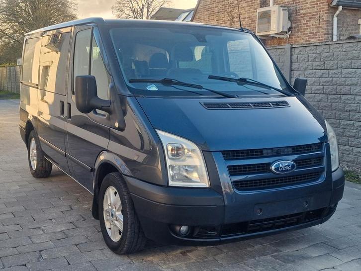 Ford transit dubble cabine 5 zit plaatsen gekeurd vr verkoop, Auto's, Bestelwagens en Lichte vracht, Particulier, ABS, Cruise Control
