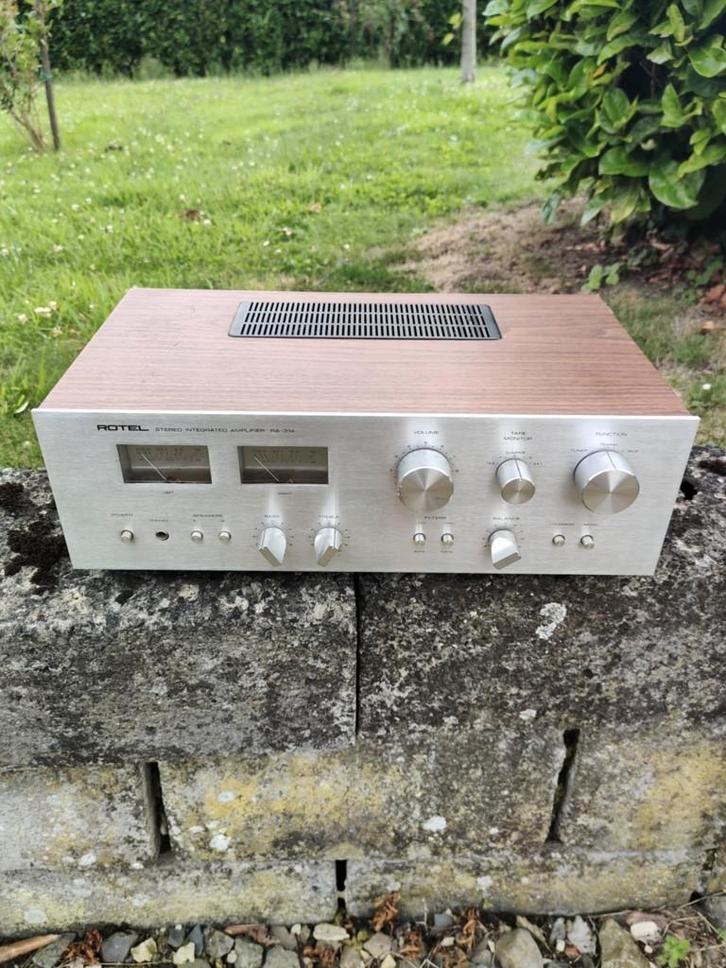 ROTEL RA-314 versterker, Audio, Tv en Foto, Versterkers en Ontvangers, Gebruikt, Stereo, Minder dan 60 watt, Ophalen of Verzenden
