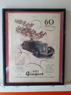 peugeot 601 krantenknipsel 1935, Verzamelen, Merken en Reclamevoorwerpen, Ophalen of Verzenden, Gebruikt