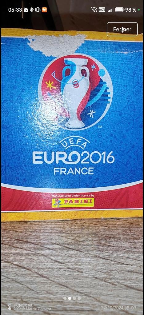 Carte panini euro 2016, Enlèvement ou Envoi, Comme neuf, Autres types