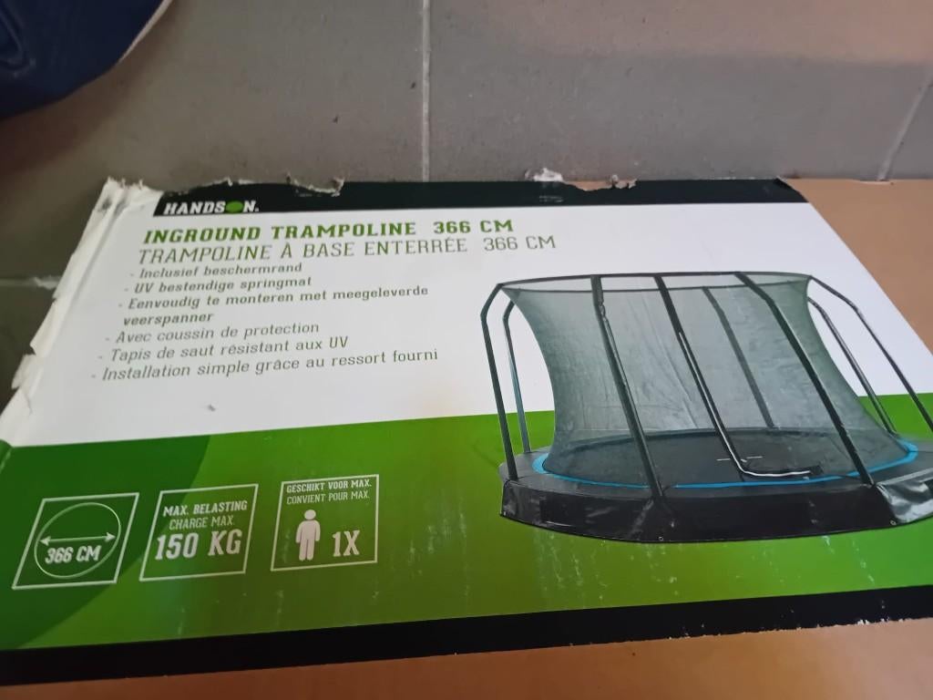 Trampoline (inbouw) sealed, Ophalen, Nieuw