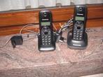 duo telefoon Panasonic, Télécoms, Téléphones fixes | Combinés & sans fil, Enlèvement, Utilisé, 2 combinés