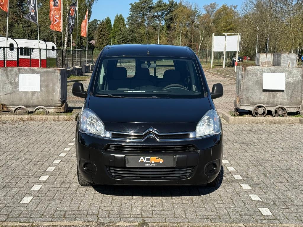 ✅Citroen Berlingo 1.6HDI/Airco/Garantie/Trekhaak/1.Eig/2013, Voorwielaandrijving, Euro 5, Stof, Zwart