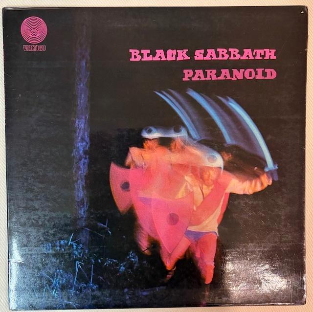 Black Sabbath ‎– Paranoid (1970 1st print Vertigo), Cd's en Dvd's, Vinyl | Hardrock en Metal, Gebruikt, Ophalen of Verzenden